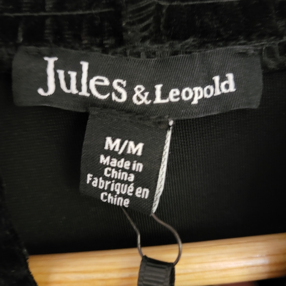 Jules & Leopold Black Velvet Top - Picture 7 of 8
